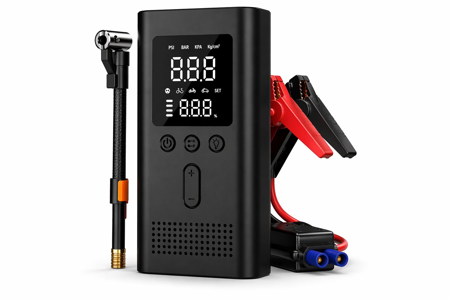 RoadGuard PowerKit™️ – 2-in-1 Jump Starter & Tire Inflator